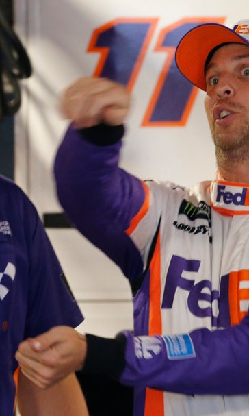 Hamlin racing for NASCAR title with torn labrum in shoulder
